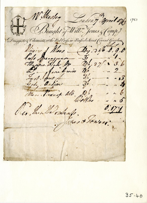 Altes, gelbliches juristisches Dokumententwurf in sauberer Handschrift, der den Vertrag zum Verkauf von William Jones' Testament und Jones detailliert.