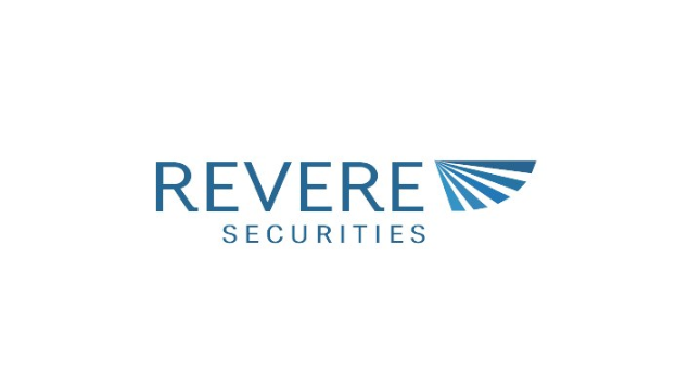 Weißer Hintergrund mit fettem schwarzem Text "Reverse Securities" und einem Logo mit einem blau-weißen Schachbrettmuster in einem dünnen schwarzen Rahmen.