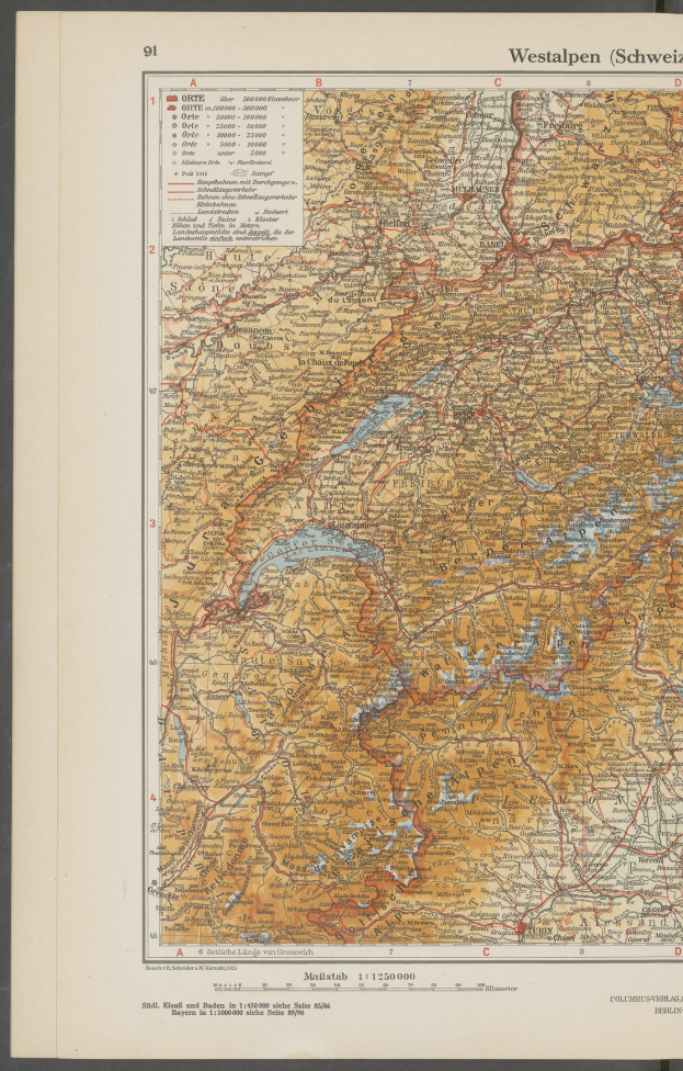Eine alte Landkarte der Westfalen-Region Deutschlands auf schwarzem Hintergrund, die geografische Merkmale wie Flüsse, Berge und Städte detailliert zeigt.